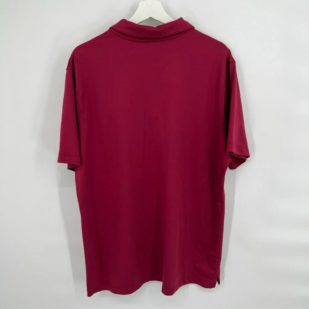 Nike‎ Carroll College Saints Football Polo Shirt – Men’s XL – Maroon Gold – NCAA